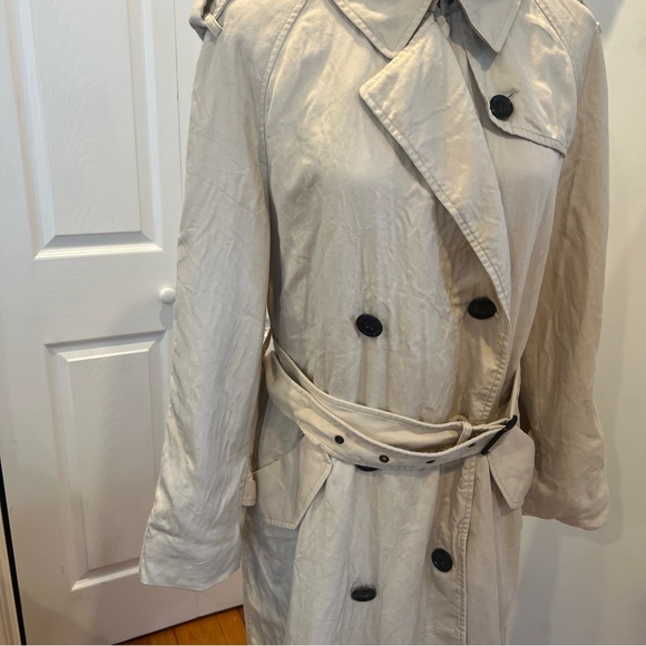 Coach Drapey Trench Coat Size M F29071 - Picture 2 of 16